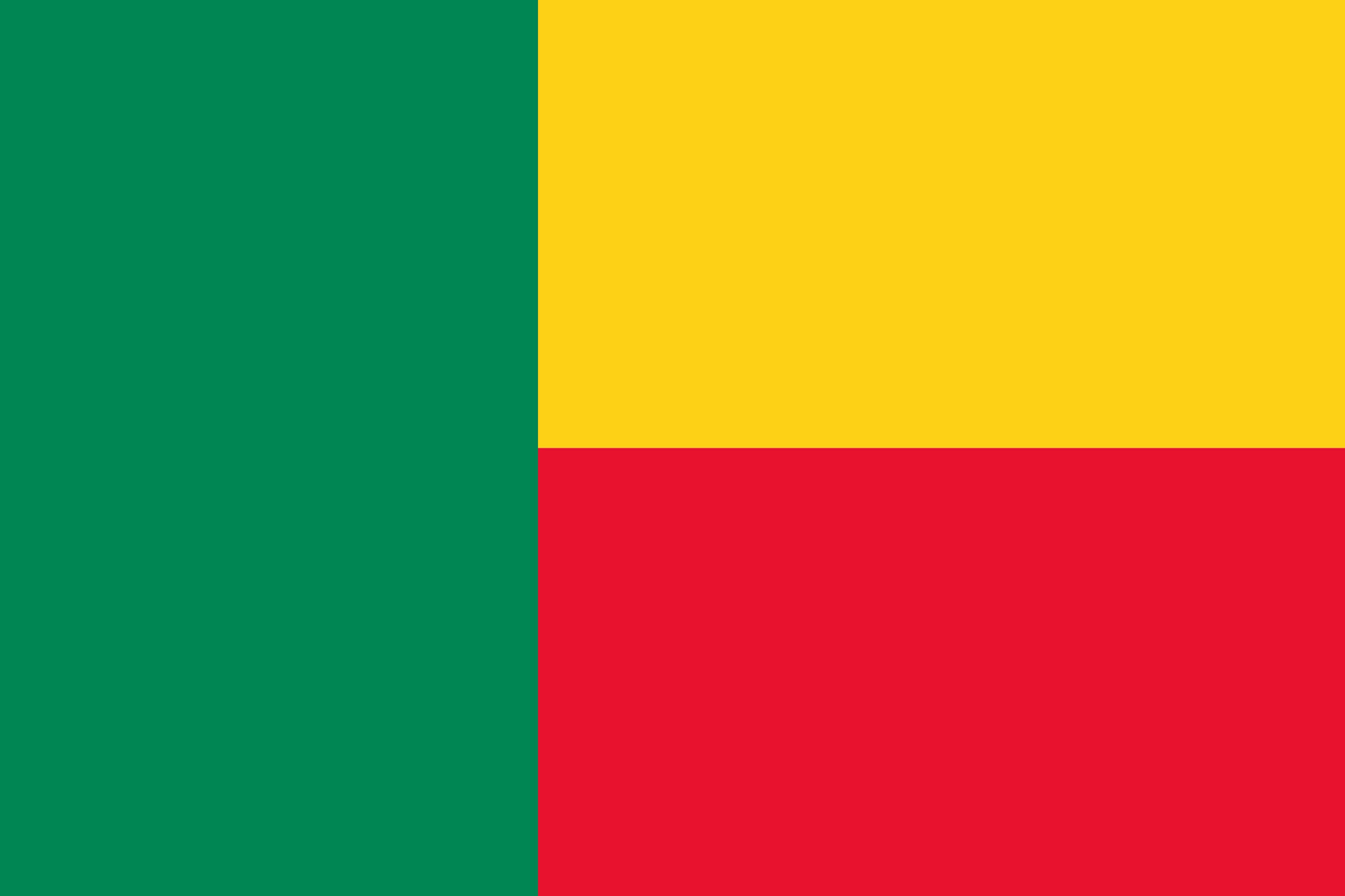 Drapeau du pays Bénin