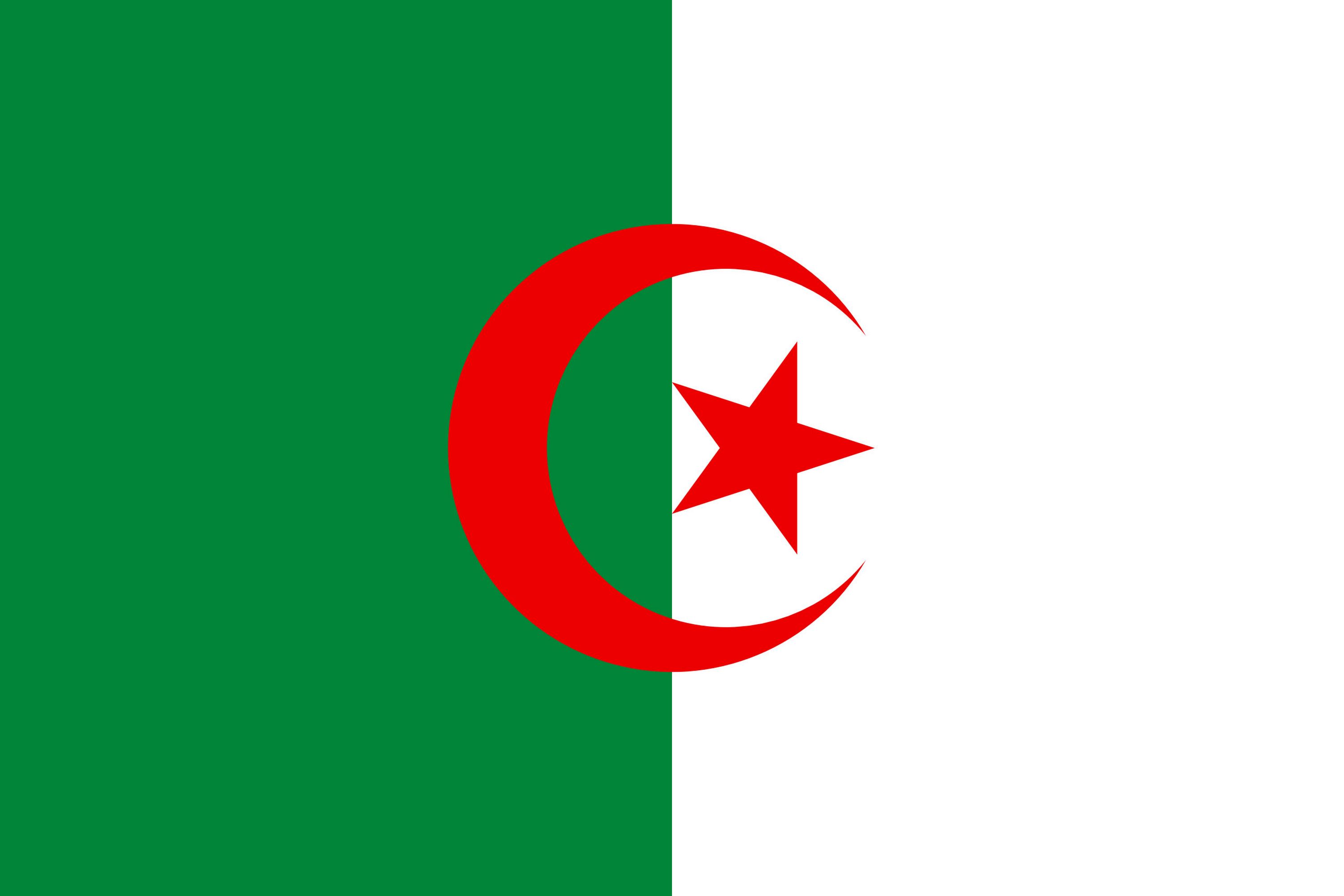 Drapeau du pays Algérie