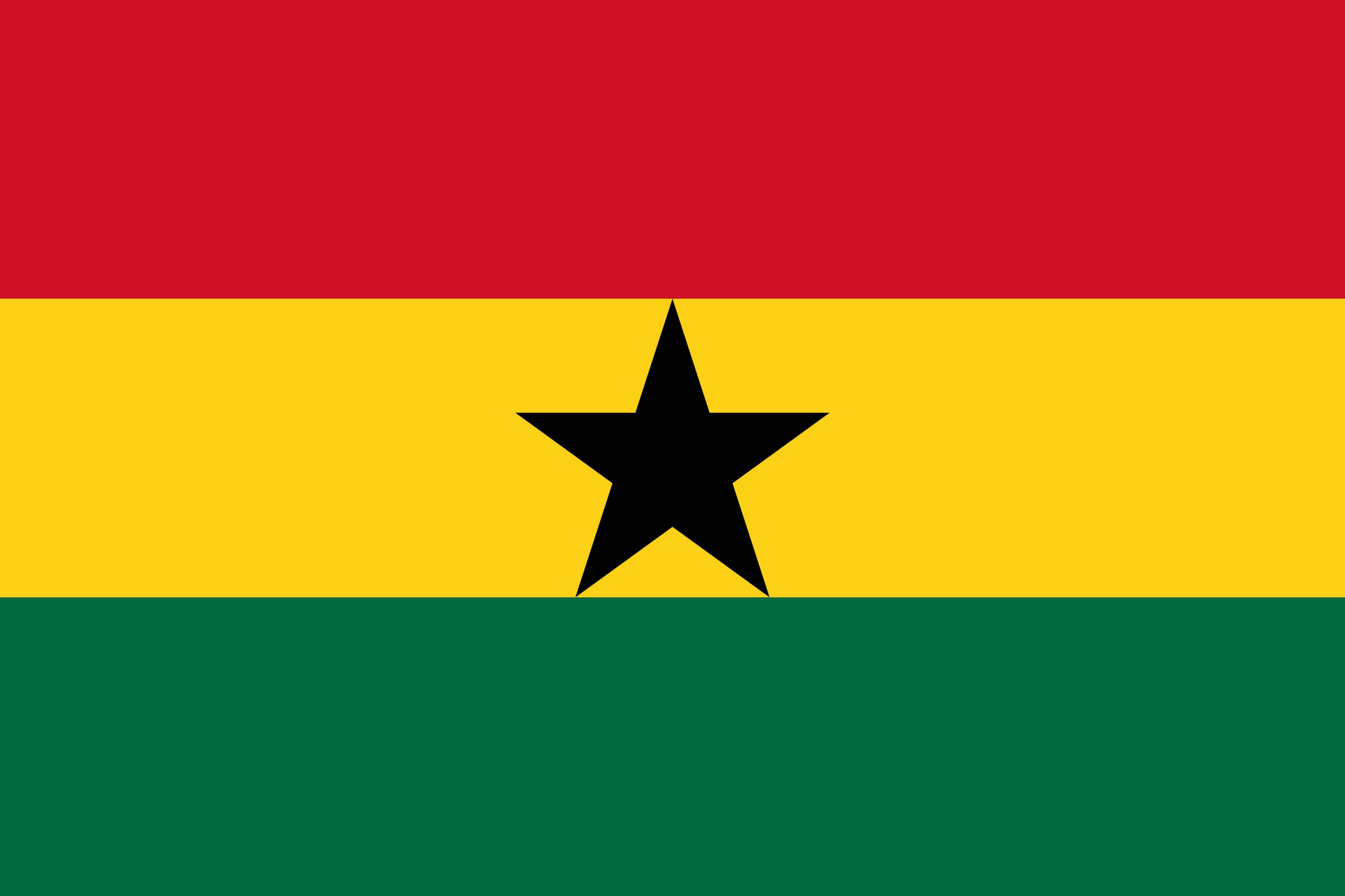 Drapeau du pays Ghana