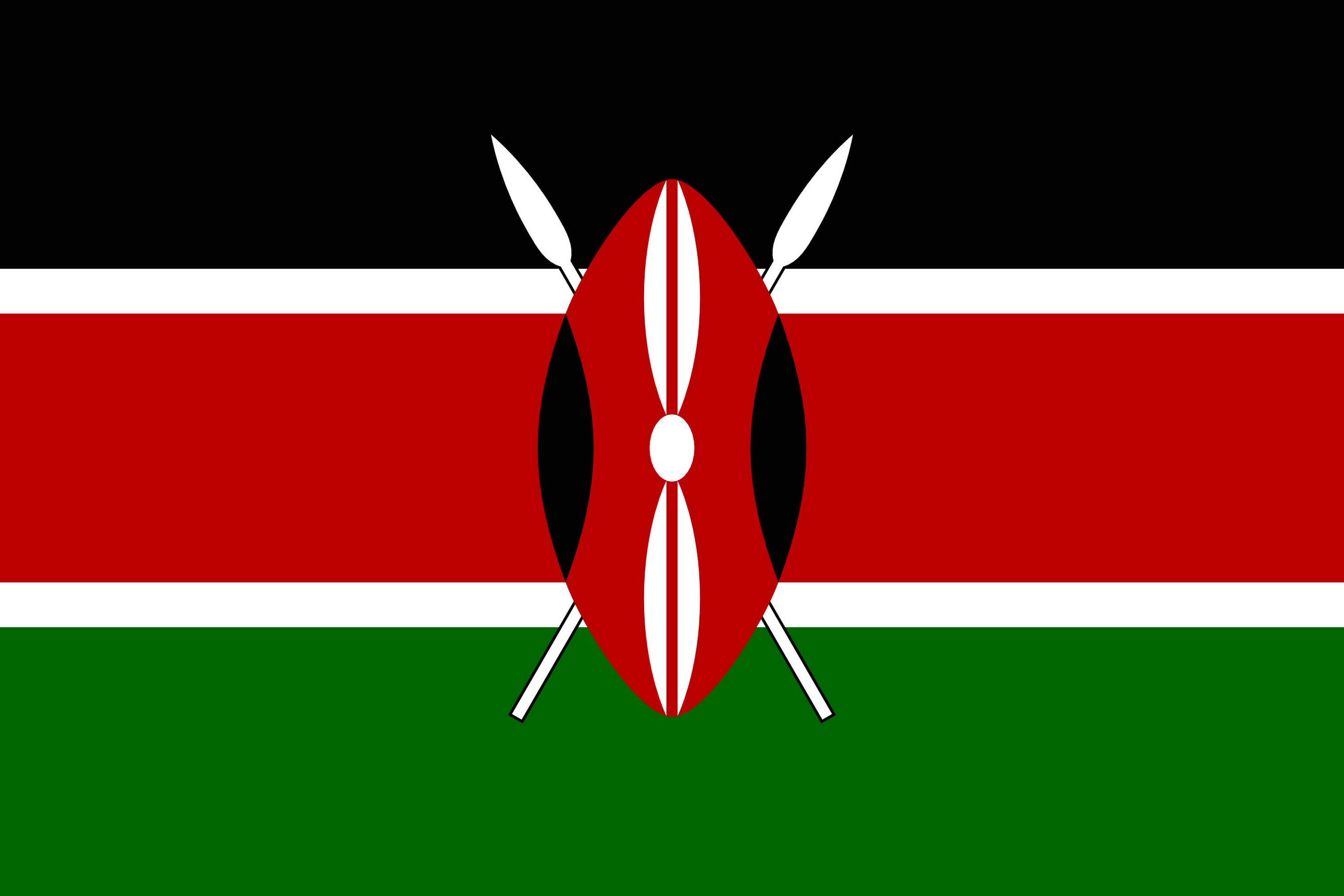 Drapeau du pays Kenya