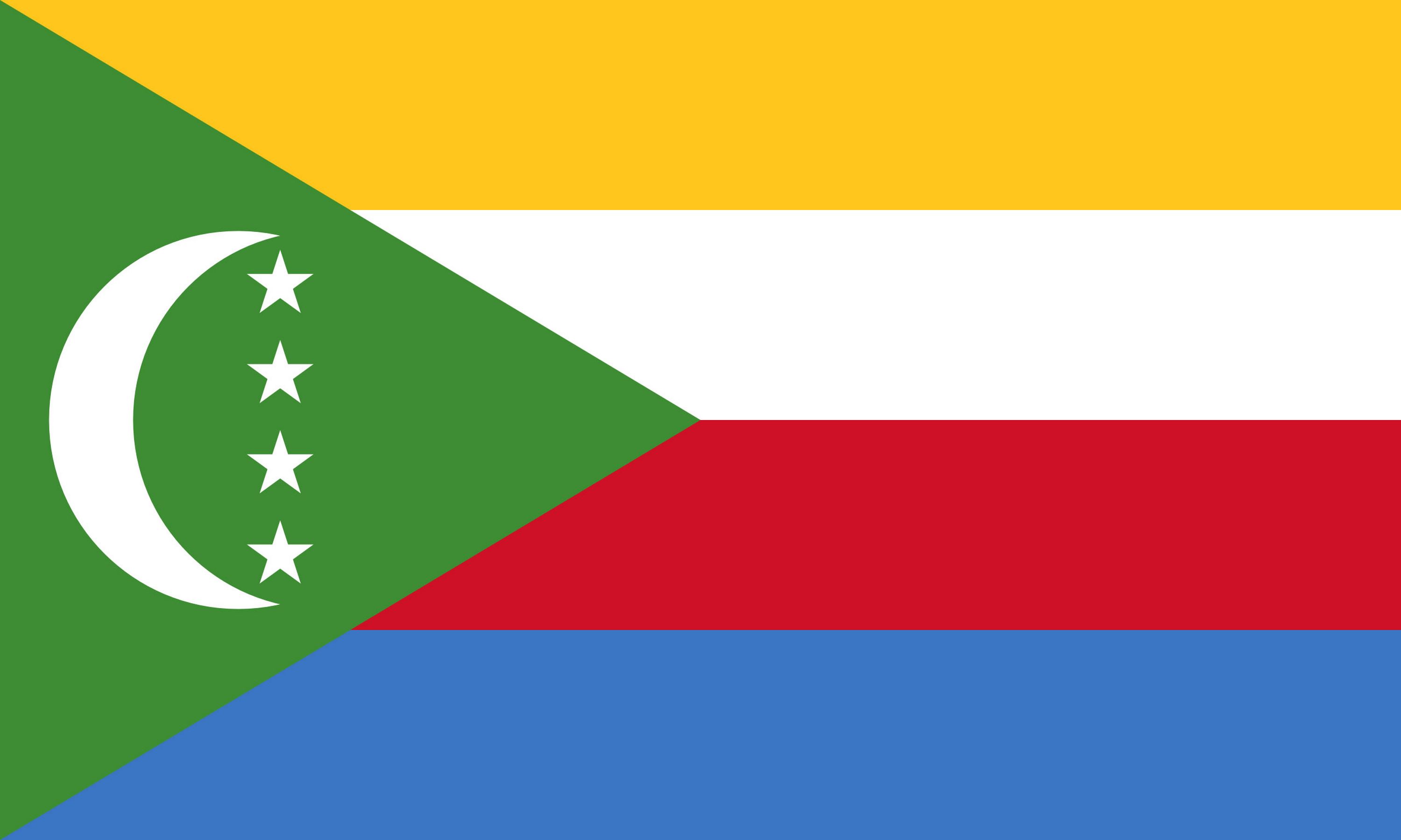Drapeau du pays Comores
