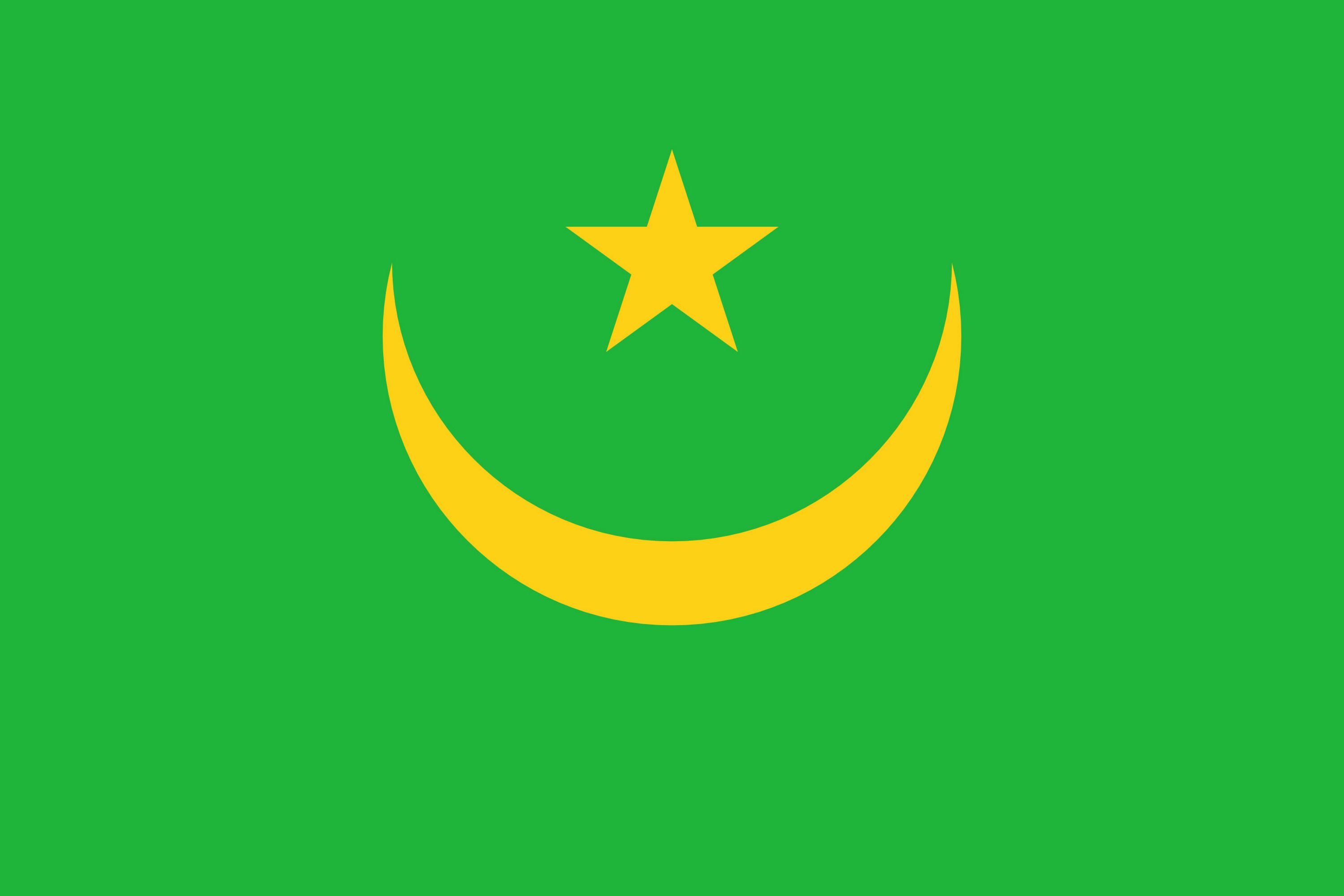 Drapeau du pays Mauritanie
