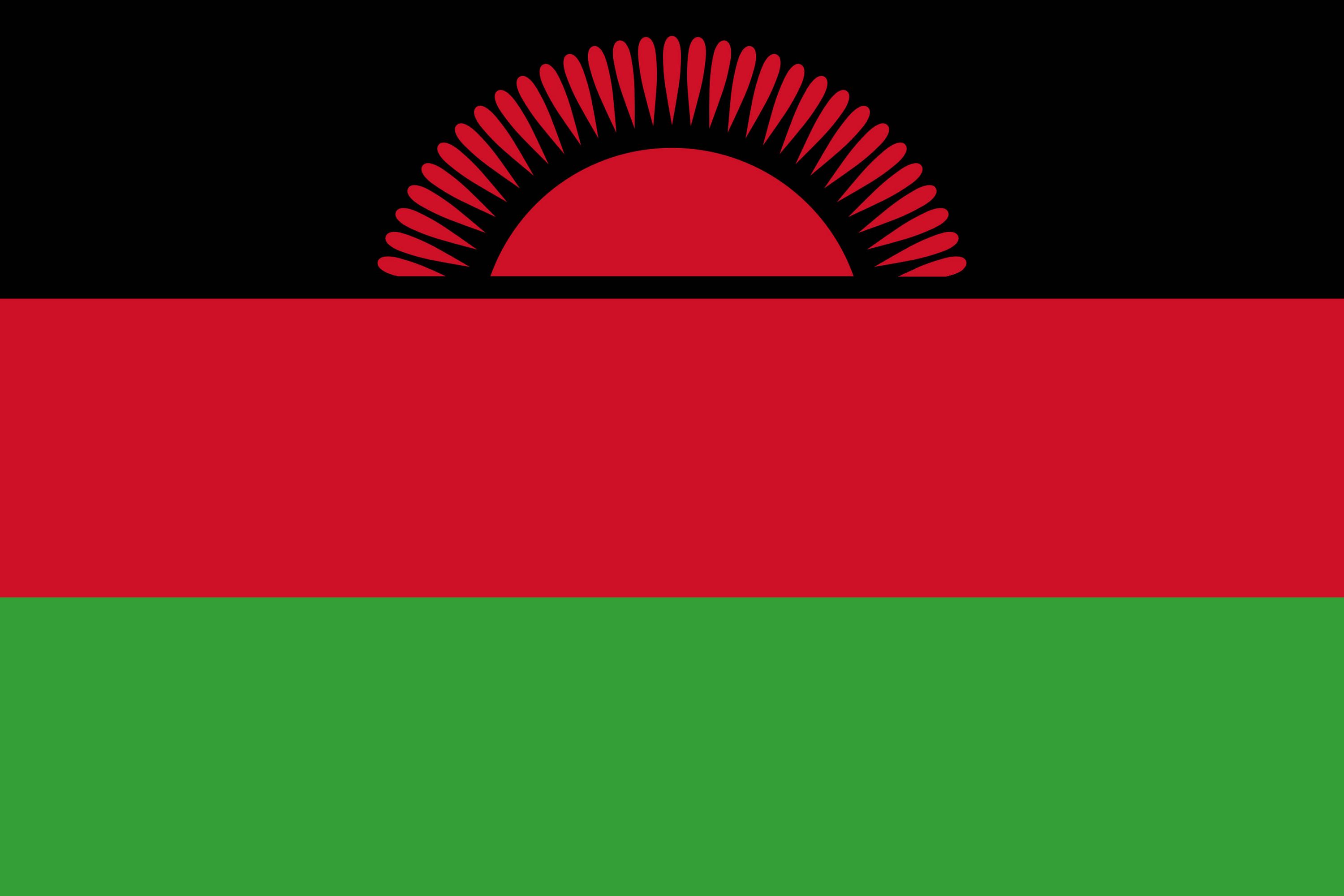 Drapeau du pays Malawi