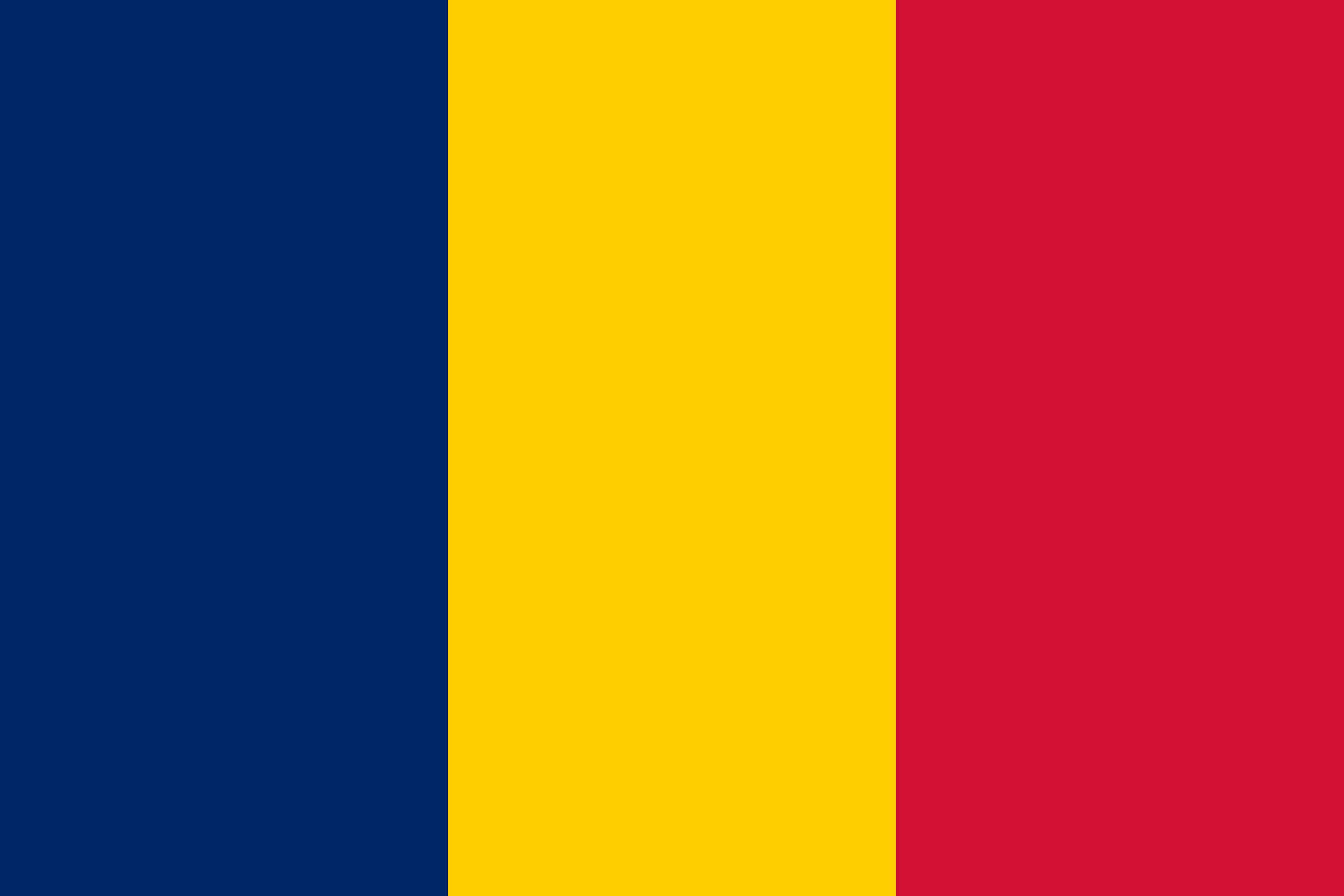 Drapeau du pays Tchad